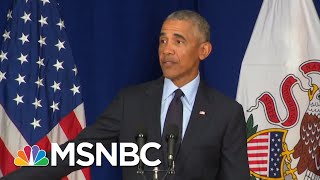 Barack Obama Blasts Donald Trump: 'How Hard Can It Be To Say Nazis Are Bad?' | The 11th Hour | MSNBC