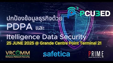 ปกป้องข้อมูลธุรกิจด้วย PDPA และ Intelligence Data Security