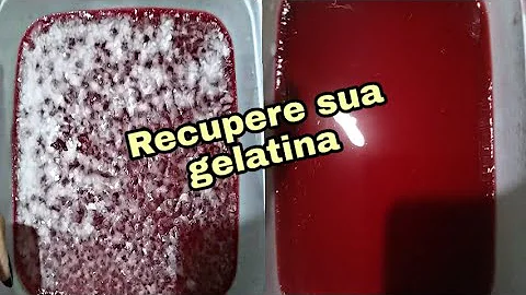Quanto tempo a gelatina deve ficar no congelador?