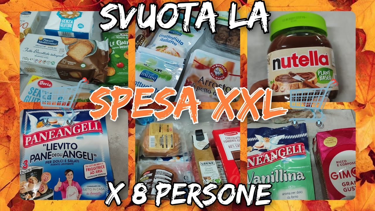 🛒SVUOTA LA SPESA XXL🛒+400€😱EUROSPIN, LIDL, BENNET e SENZA GLUTINE🛒