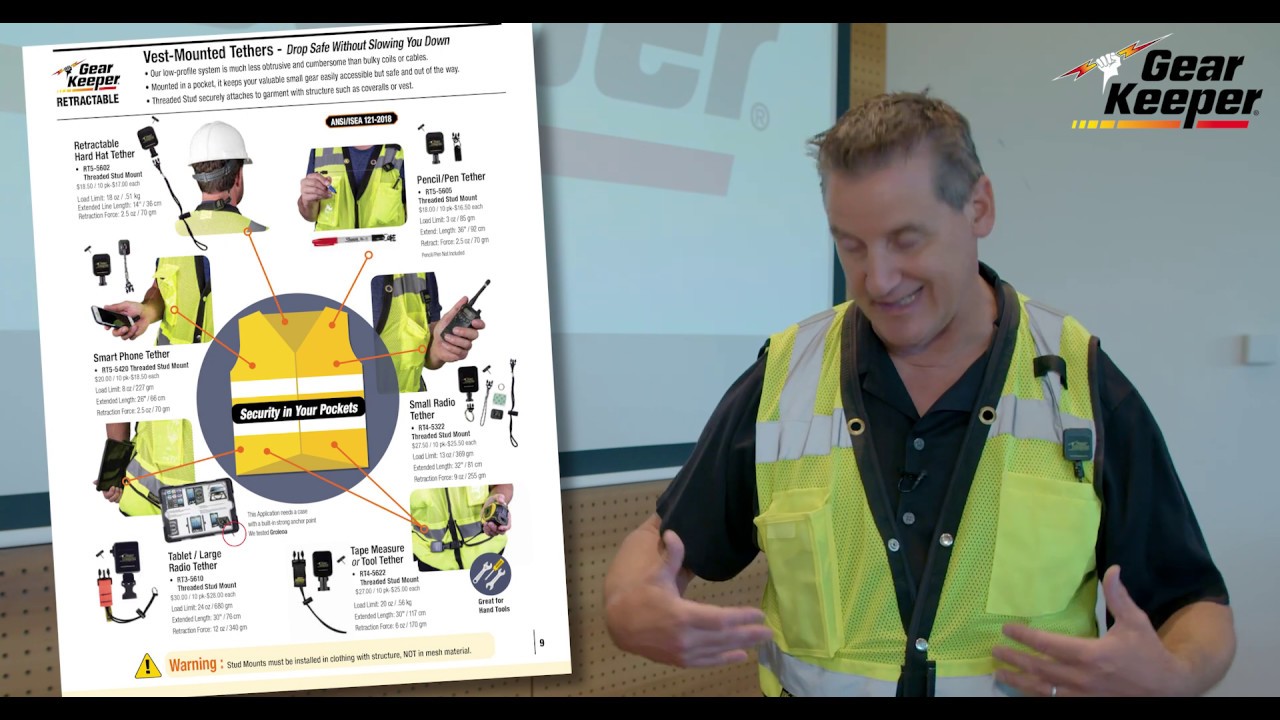 GearKeeper TOOL TETHERING PROGRAM 2019   based on ANSI standards