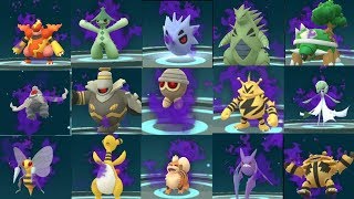 New shadow halloween pokemon evolution! Dusknoir, Tyranitar, Trapinch and more!