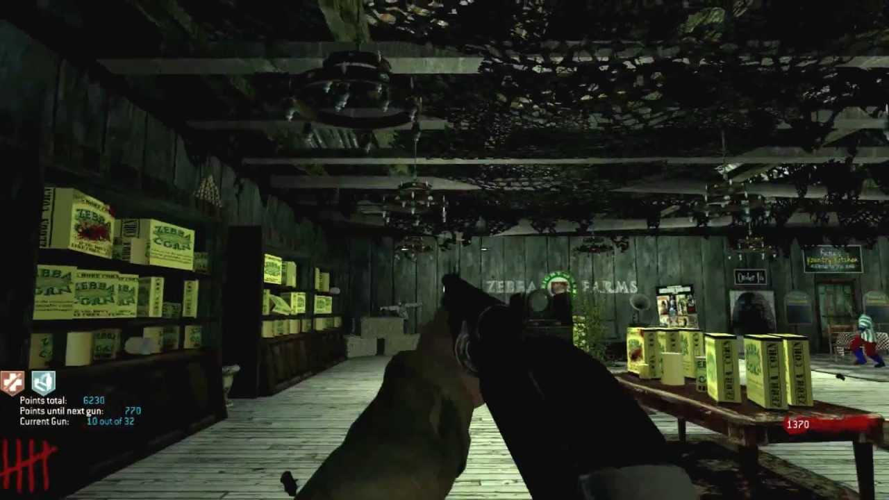 Cod WaW - Custom Map Zombies - "Zebba Farms" Gungame