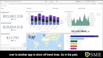 Qlik Sense Tool Tips and Trendlines
