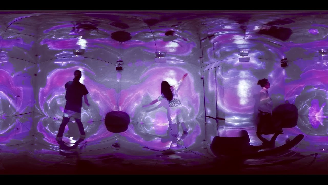 ILLUSION in 360° - immersive interactive art installation