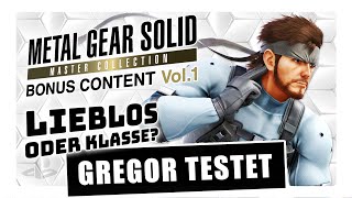 Gregor testet METAL GEAR SOLID MASTER COLLECTION VOL.1 ✰ Kontroverse Sammlung im ultimativen Review