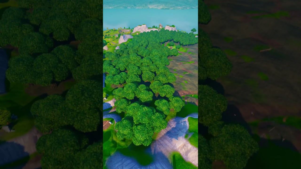 Destroying Wailing Woods 😈 #fortnite