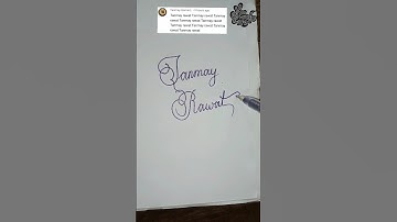 stylish name | Tanmay Rawat | sk cursive art | how to make a stylish name | stylish signature
