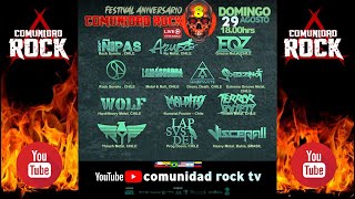 💥ANIVERSARIO N8💥 - COMUNIDAD ROCK CHILE. (29 de Agosto) SEGUNDO DIA.