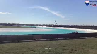 Land tejas’s 12-acre crystal lagoon is nearing completion!
