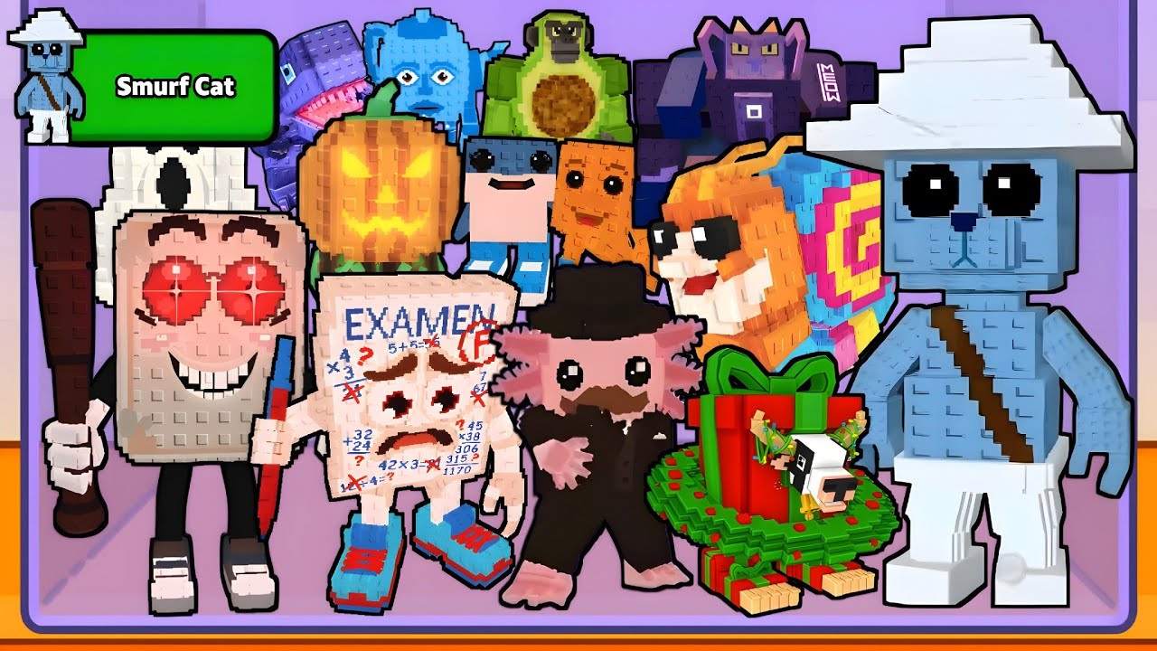 Merge Fellas Italian Steal Brainrot - Smurf Cat | New Mode Maker - Max Level Gameplay