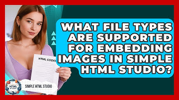 What File Types Are Supported for Embedding Images in Simple HTML Studio? | Simple HTML Studio News