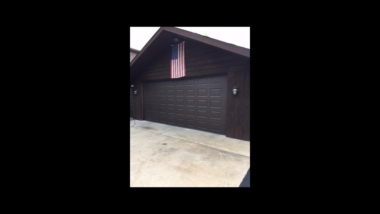 Chi 18x8 Model 2283 Brown Garage Door Downers Grove Il 630 271