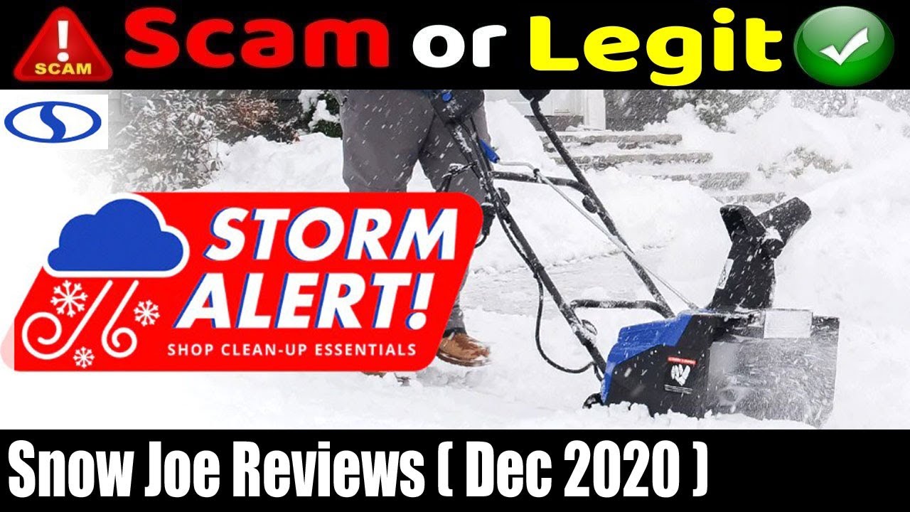 Snow Joe Reviews {December 2020} See Legit or Another Scam? Scam