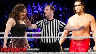 Intergender Match - The Great Khali vs Nikki Cross WWE 2K22