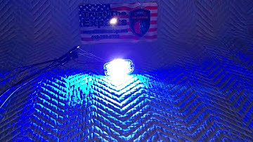 Whelen V-Series Super Led Surface Mount Warning Light in Blue with Puddle & Takedown features