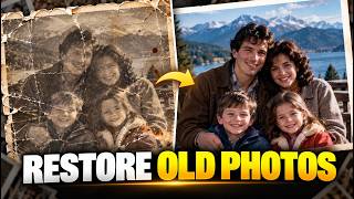 How To Restore Old Photos To 4K FOR FREE | AI Photo Restoration screenshot 5