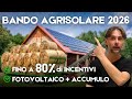 2026 Agrisolare Call For Proposals Up To 80 Funding For Your Photovoltaic System With Storage 