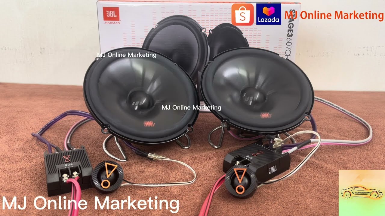 JbL Stage 3 607 CF 6.5 inch component set ** Bass Test + Sound Clarity  Testing 