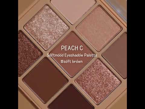 Phấn mắt 9 màu Peach C Soft Mood Eyeshadow Plette Soft Brown