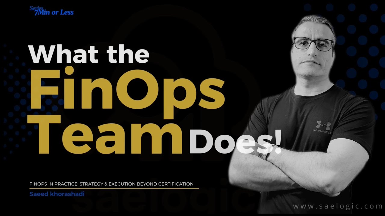 What Does a FinOps Team Actually Do? [2-min] - YouTube
