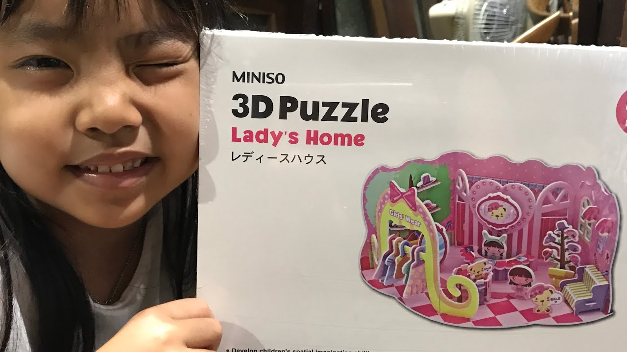 miniso 3d puzzle castle