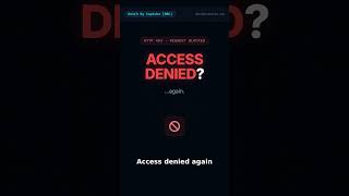 Access denied again One API resumes your automation - Death By Captcha #captcha #webscraping