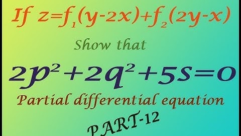 How to solve PDE eliminating arbitrary function in simple way(PART-12)