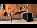 Fitness training + Kihon Karate training - Sandra Sánchez