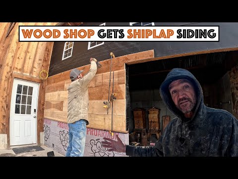 #849 - Off Grid Wood Shop Gets Homemade Shiplap Siding! Deer Pen Drone. Bumpside Diesel Repairs