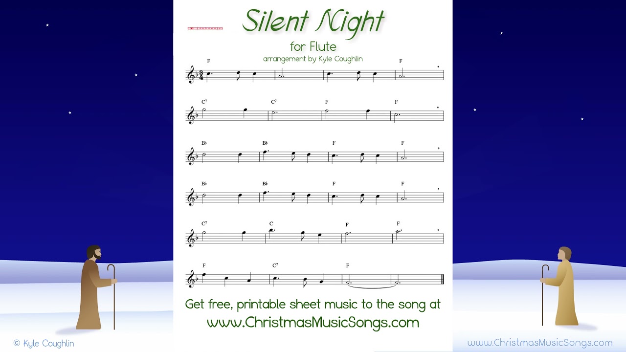 Silent Night for Flute - Free Sheet Music silent-night-for-flute-free-sheet-music