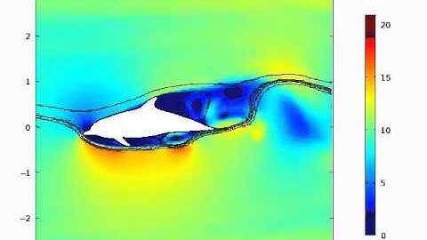Comsol Finite Element Dolphin Simulation 0deg 9m/s