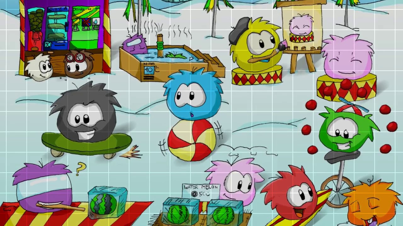 Club Penguin - Puffles - Tribute - Shape of You camera iphone 8 plus apk