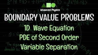 Boundary Value Problems- Wave Equation / Second Order PDE / Variable Separation Method
