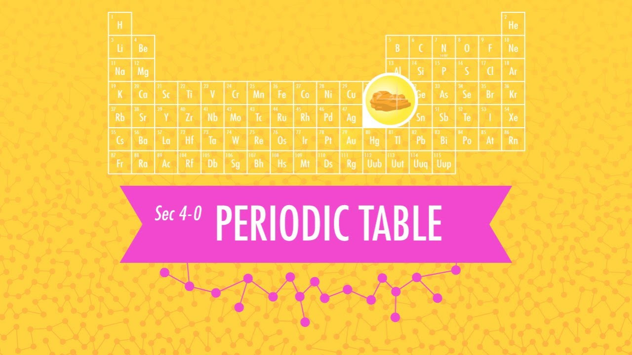 The Periodic Table Crash Course Chemistry  4