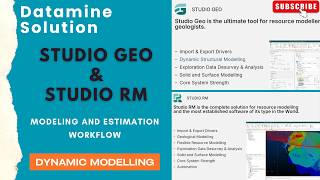 Datamine Solution - Studio Geo VS Studio RM - Dynamic Modelling