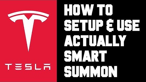 Tesla Hoe je de functie ASS Actually Smart Summon gebruikt - Tesla Hoe je de functie ASS Actually...