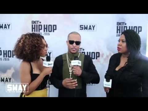 T.I. Mentions Translee on BET HipHop awards green carpet 2016