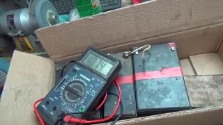Восстановление аккумулятора от ИБП(Имея кучу аккумуляторов от ИБП решил проверить , возможно ли их восстановить или нет. Многие говорили что..., 2016-04-25T05:31:42.000Z)