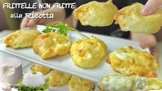 Ricotta non-fried pancakes easy and cheap recipe