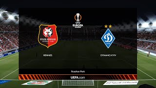 Rennes vs Dynamo Kyiv | Roazhon Park | 2022-23 UEFA Europa League | PES 2021