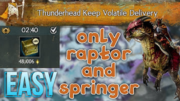 GW2 Thunderhead Peaks Adventure GOLD with Raptor and Springer ONLY
