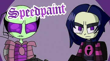 Tak | SpeedPaint (Invasor Zim)