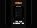 Neumorphic calculator UI 🖩#coding #shorts #codingshorts #devshorts #programming #viralshorts