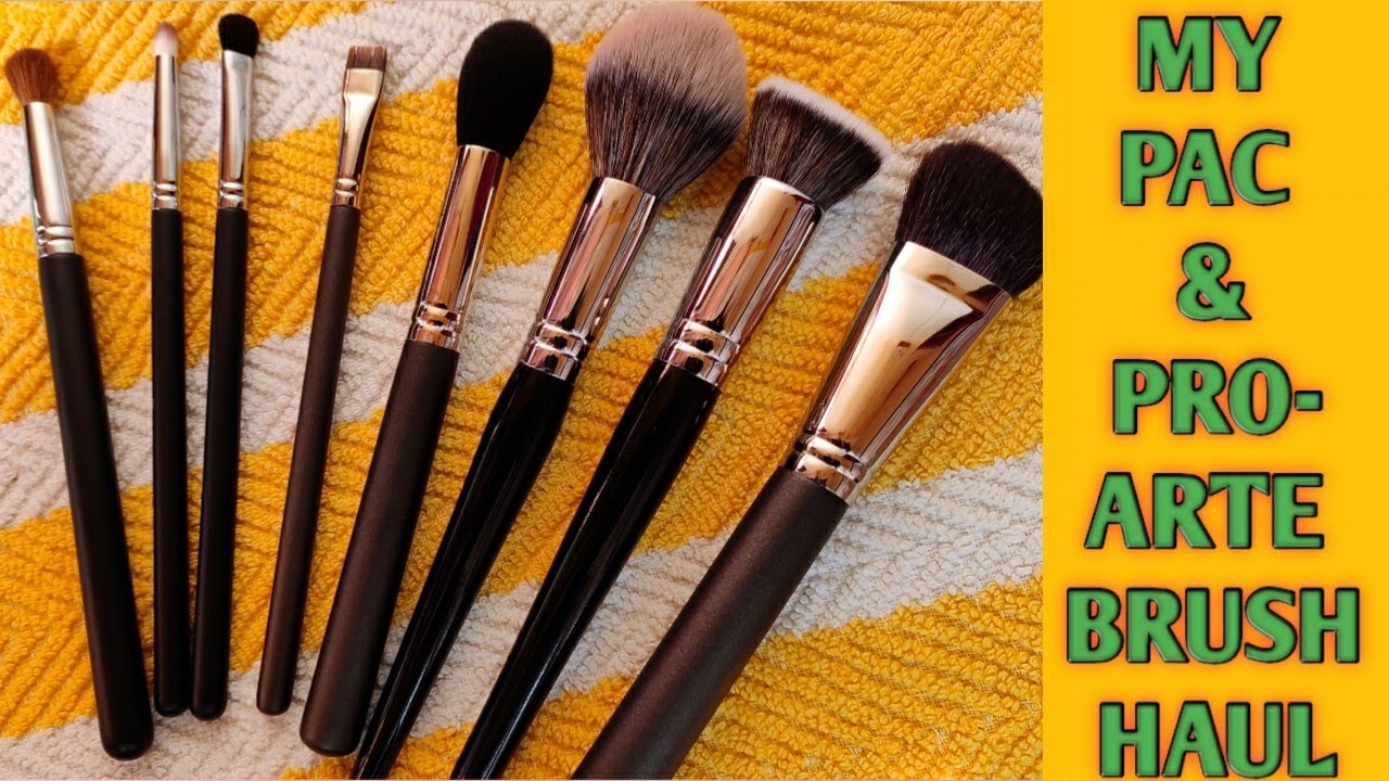 AFFORDABLE Makeup Brushes P.A.C, Pro Arte MAKEUP BRUSHES HAUL IN