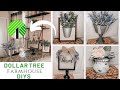 Dollar Tree DIY Farmhouse Decor 2020 | No Craft Spending Challenge