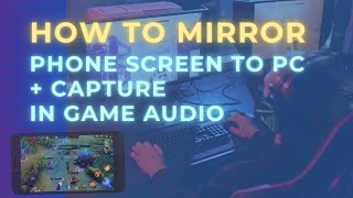 ENG SUB HOW TO MIRROR PHONE SCREEN TO PC WITH AUDIO 2022 I STREAMING GUIDE TAGALOG screenshot 3