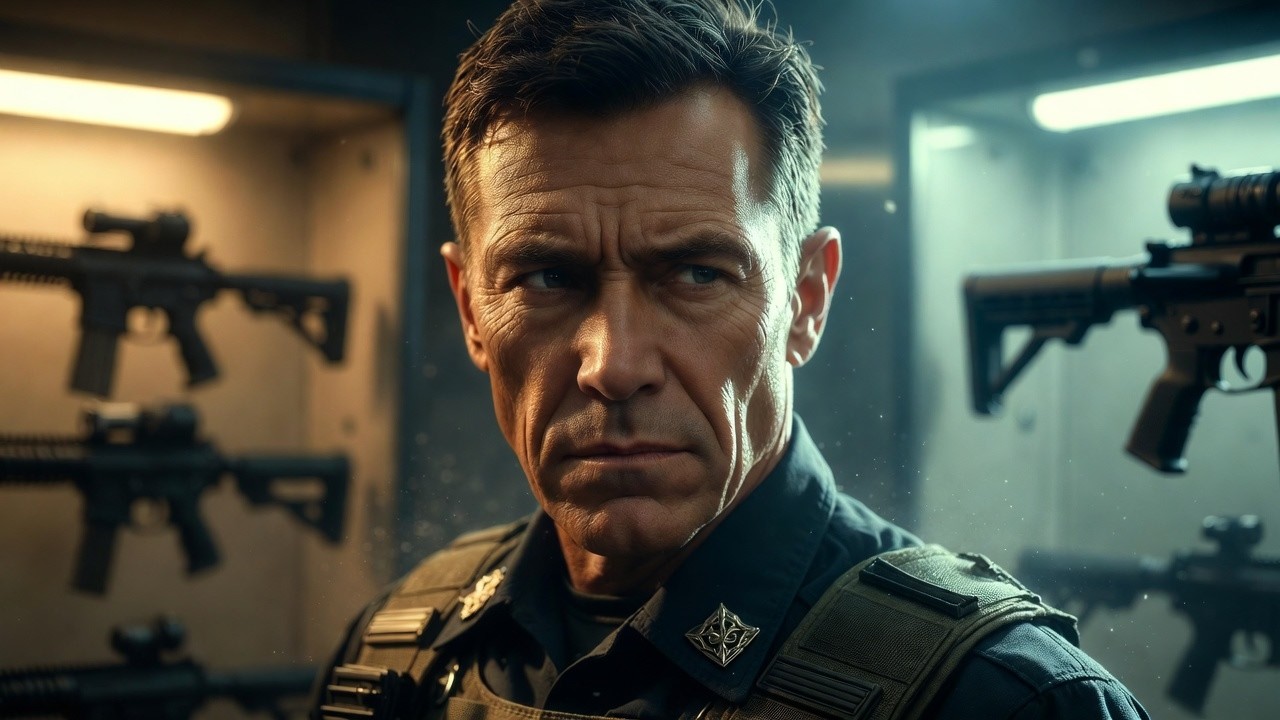 Die Kunden des Waffengeschäfts spotteten – dann trat der SEAL-Admiral vor