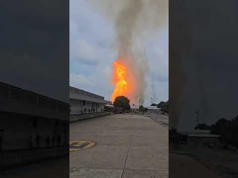 ¡EXPLOSIÓN EN EL COMPLEJO PROCESADOR DE GAS CACTUS 1! 1