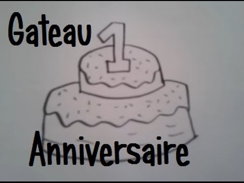Comment Dessiner Un Gateau D Anniversaire